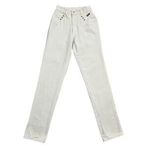 Vintage Rocky Mountain Western Jeans Ivory White Size 27/5